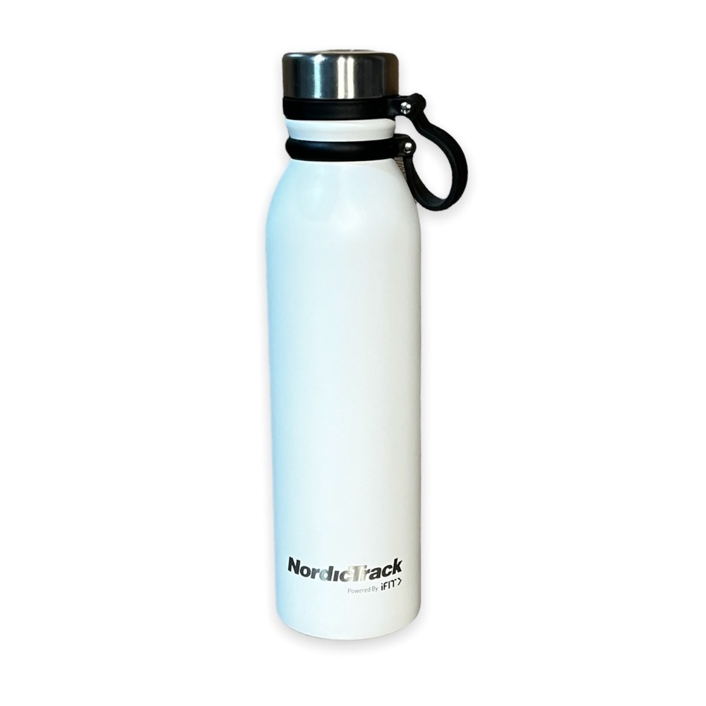 Nordictrack White Thermo Stainless Steel‎ Water Bottle